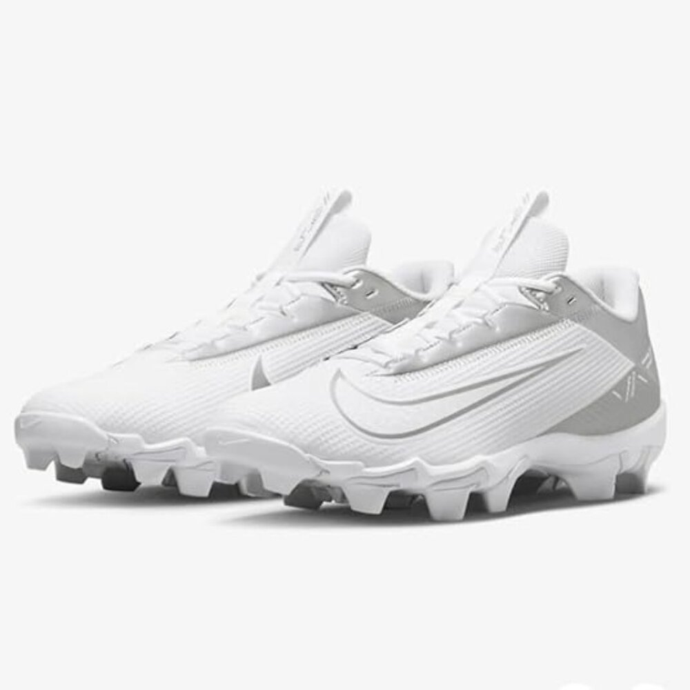 Nike Mens Vapor Edge Shark 2 Football Cleats  DH5088-102 White Silver Size 12